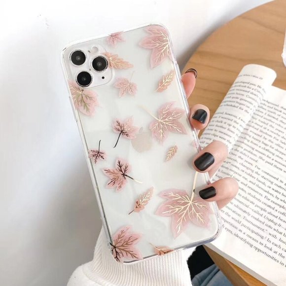 NEW iPhone 12/11/Pro/Max/XR Rose Leaves case - Picture 4 of 6